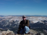 Me on Quandry Mtn, 14,000ft